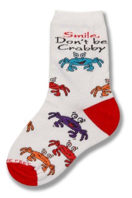 Cartoon Crab Kids Sock