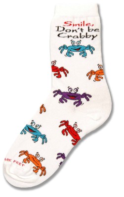 Cartoon Crab Sock