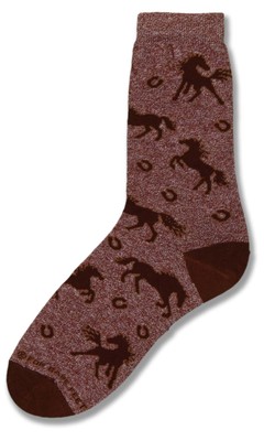 Horse Silhouette Sock