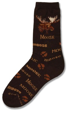 Moose Words Sock