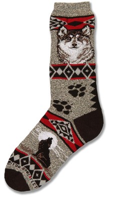 Wolf Blanket Sock