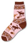 Pink Moose Sock