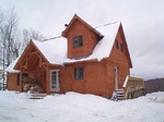 Timber frame construction as built by New England Timber Works Unlimited - image