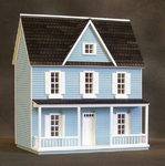 Finished 1/2 Scale Farmhouse Dollhouse