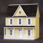 Finished 1/2 Scale Farmhouse Dollhouse