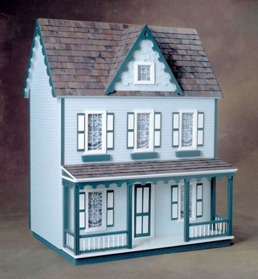 Front-Opening Vermont Farmhouse Jr. Dollhouse Kit