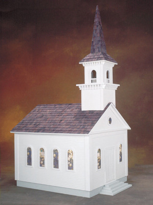 Country Church Dollhouse Kit