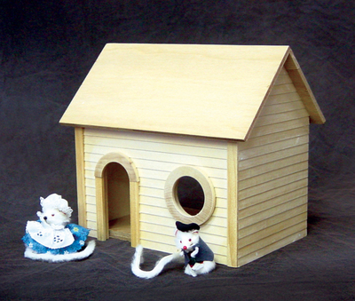 Mouse House Dollhouse Kit
