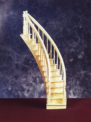 Assembled Curved Staircase
