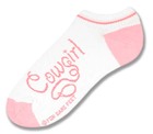 Cow Girl No Show Sock