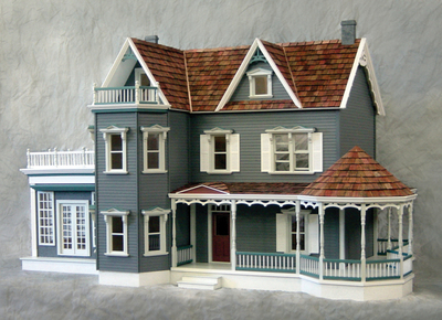 Harborside Mansion Dollhouse Kit