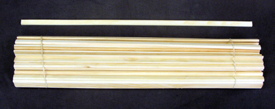 Log Siding 9/16" tall x 26" Long (35 Pieces)