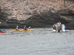 Sea kayaking in the Galapagos Islands