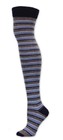 Marb Gray, Navy,Wht and Lt Blue  Multi Stripe