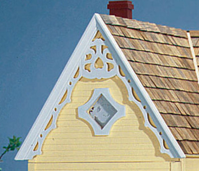 Deluxe Gable Gingerbread Set, For 1700S and 3200S Dollhouse Kits