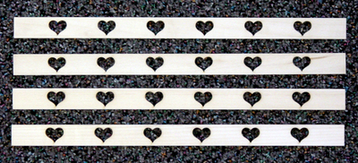 Heartwood Laser Cut Cresting (11 7/8")