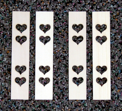 Heartwood Laser Cut Shutters