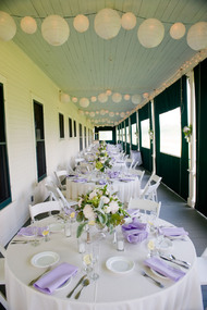 Springtime Dinner on Porch
