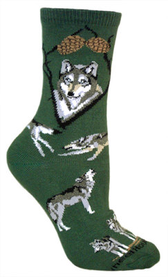 Wolf, Gray on hunter PH856