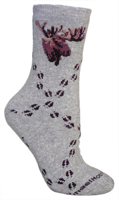 Moose Tracks on gray coushion TS111