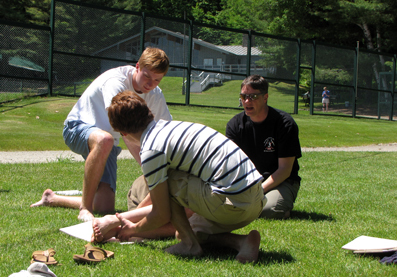 Staff training in CPR and first aid