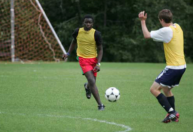Boys from different countries live and play together