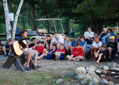 Boys who take occupations in music can show what they've learned