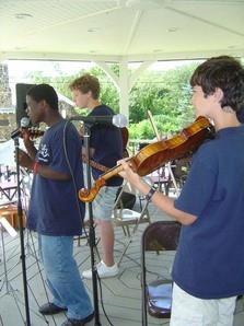 Performing in Wentworth on Market Day