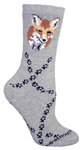 Fox Tracks cushion gray TS112