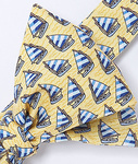 Cat Boat Yellow Bow Tie