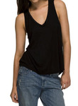 Back Slit Drape Top