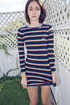 Zoe Rainbow Stripe Dress