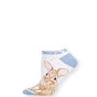 Winter Rabbit No Show Sock