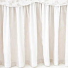 Monique Stripe Platinum Bed Skirt