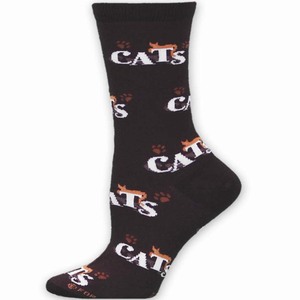 Cat Words Sock