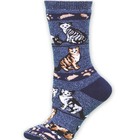 Denim Cat Sock