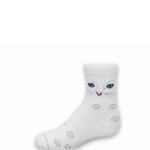 Cat Face White Kids