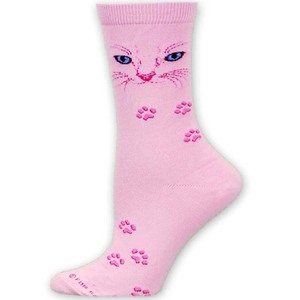 Pink Cat Eyes Sock