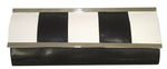 Faux Lizard Black and White Clutch