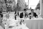 L-shaped head table