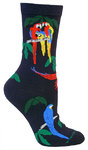 Parrot, Macaw on navy LW482