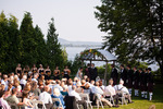August ceremony on the lower lawn
