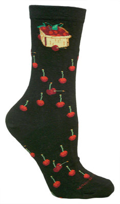 Cherries on black LW455
