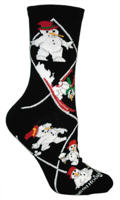 Snowmen on black PH831