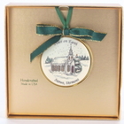 Porcelain Enamel Church Ornament