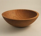 Turned Hardwood Cherry Bowls