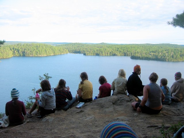 Northern Lights Scenes from Camp