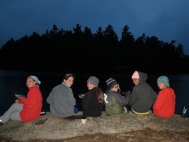Northern Lights Scenes from Camp