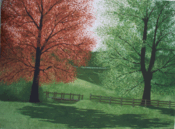 acrylic - Landscape
