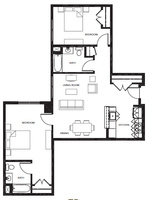SPRUCE 2bd/2ba Floorplan
<br>
85 WInooski Falls Way, Winooski, VT 05404